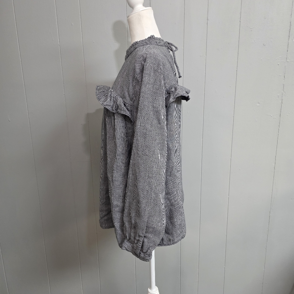 Simply Be Long Sleeve Ruffle Blouse - Picture 4 of 12